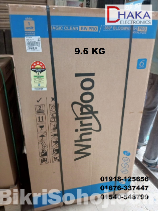 Whirlpool Top Load 9.5 KG Washing Machine Price BD Official
